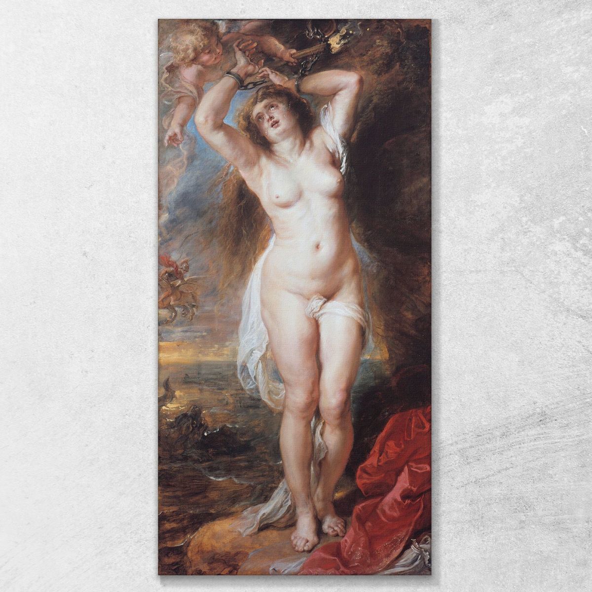 Perseus Freeing Andromeda Peter Paul Rubens ppr129 canvas print 