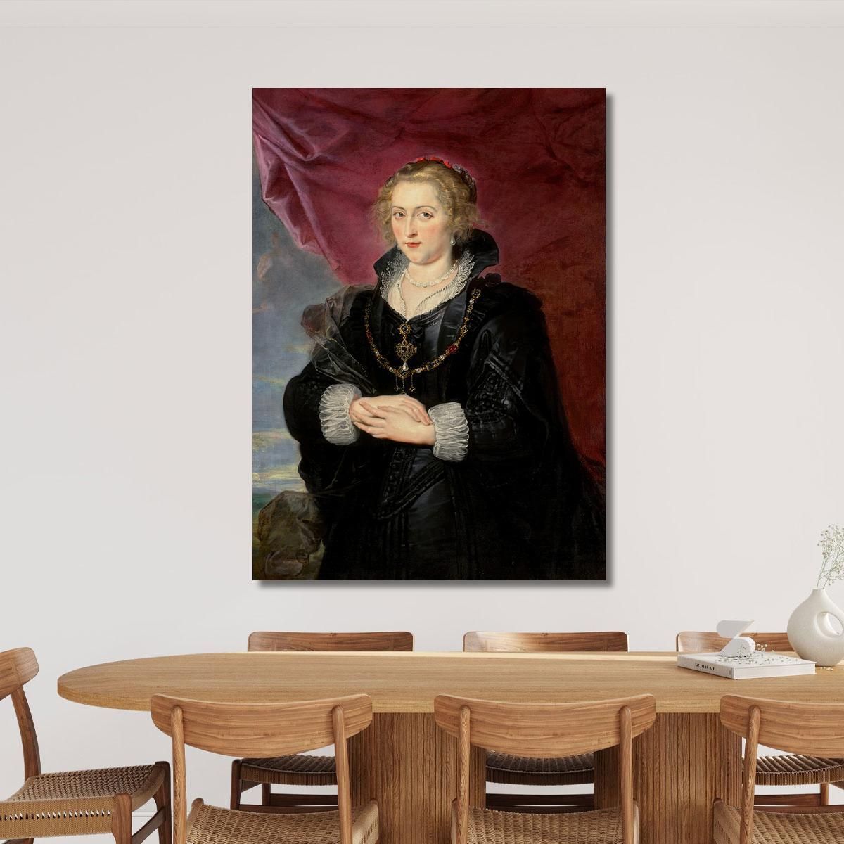 Portrait Of A Lady Peter Paul Rubens ppr133 canvas print 