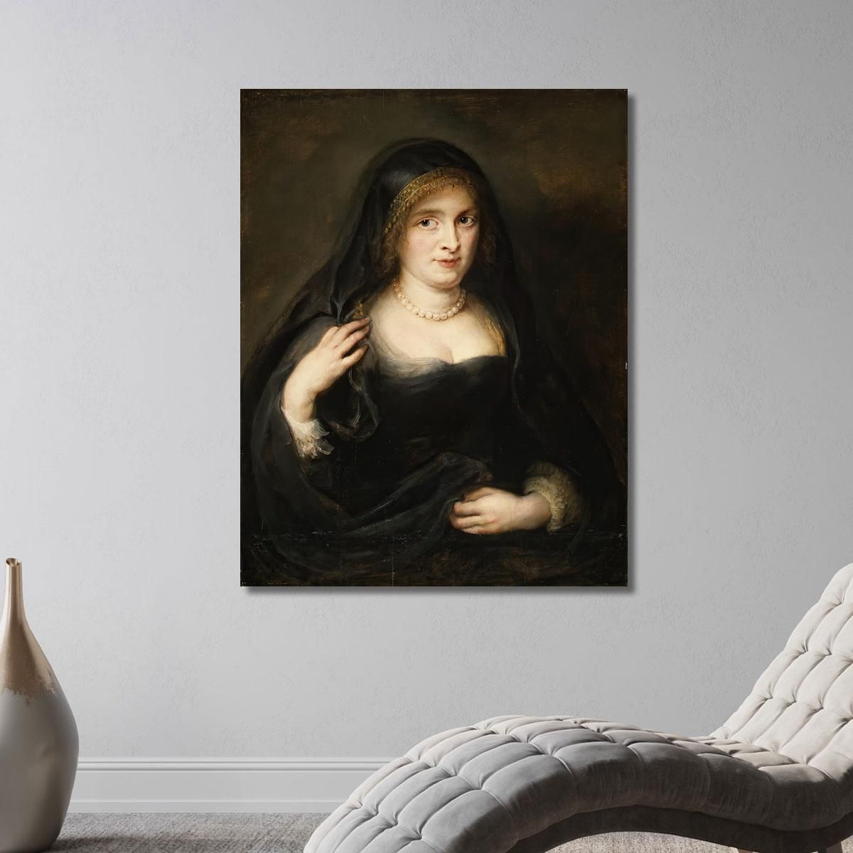 Portrait Of A Woman Peter Paul Rubens ppr137 canvas print 
