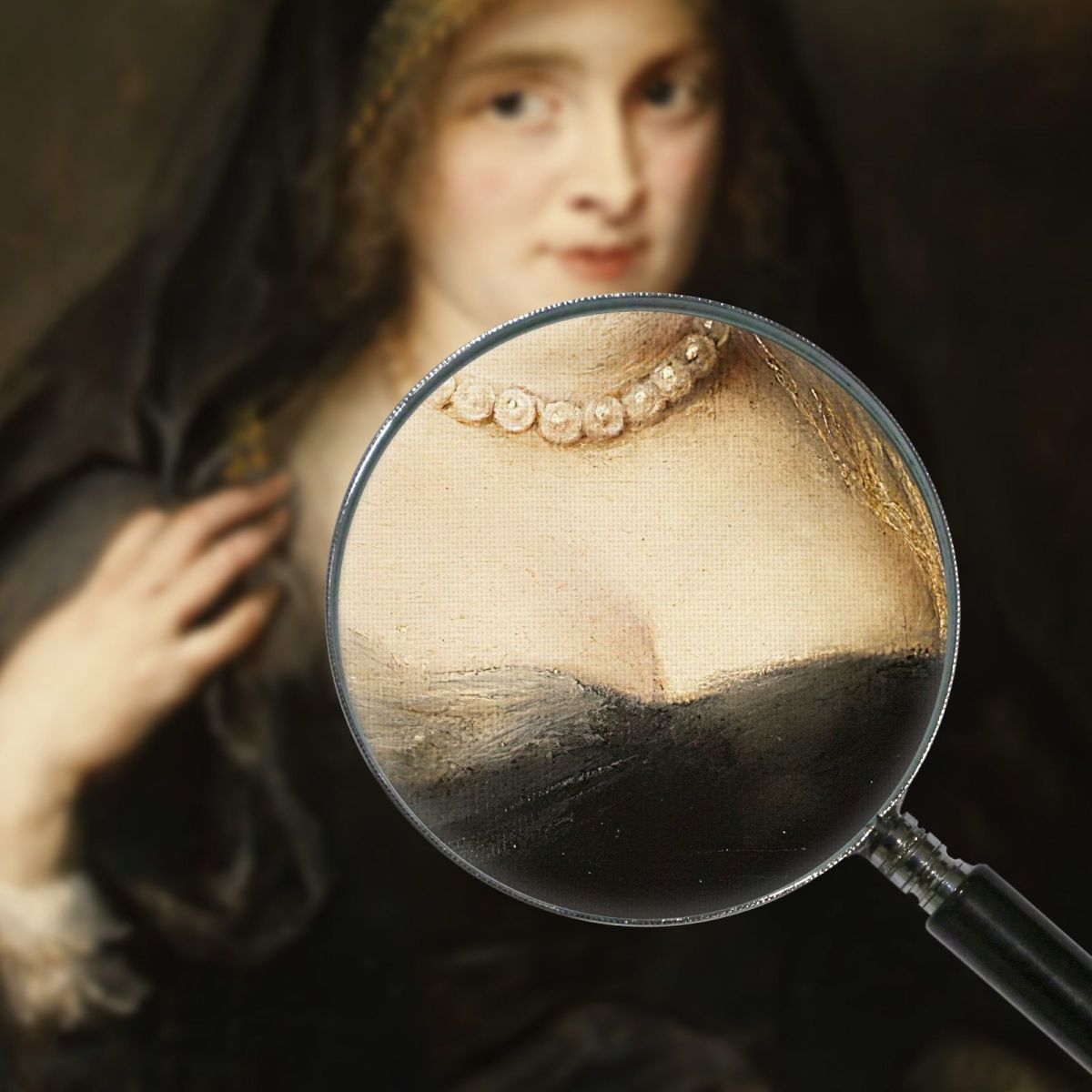 Portrait Of A Woman Peter Paul Rubens ppr137 canvas print