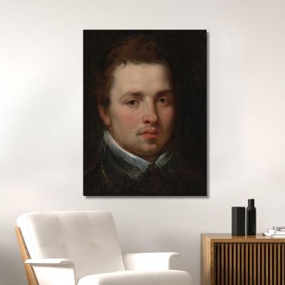 Portrait Of A Young Man Peter Paul Rubens ppr139 canvas print 