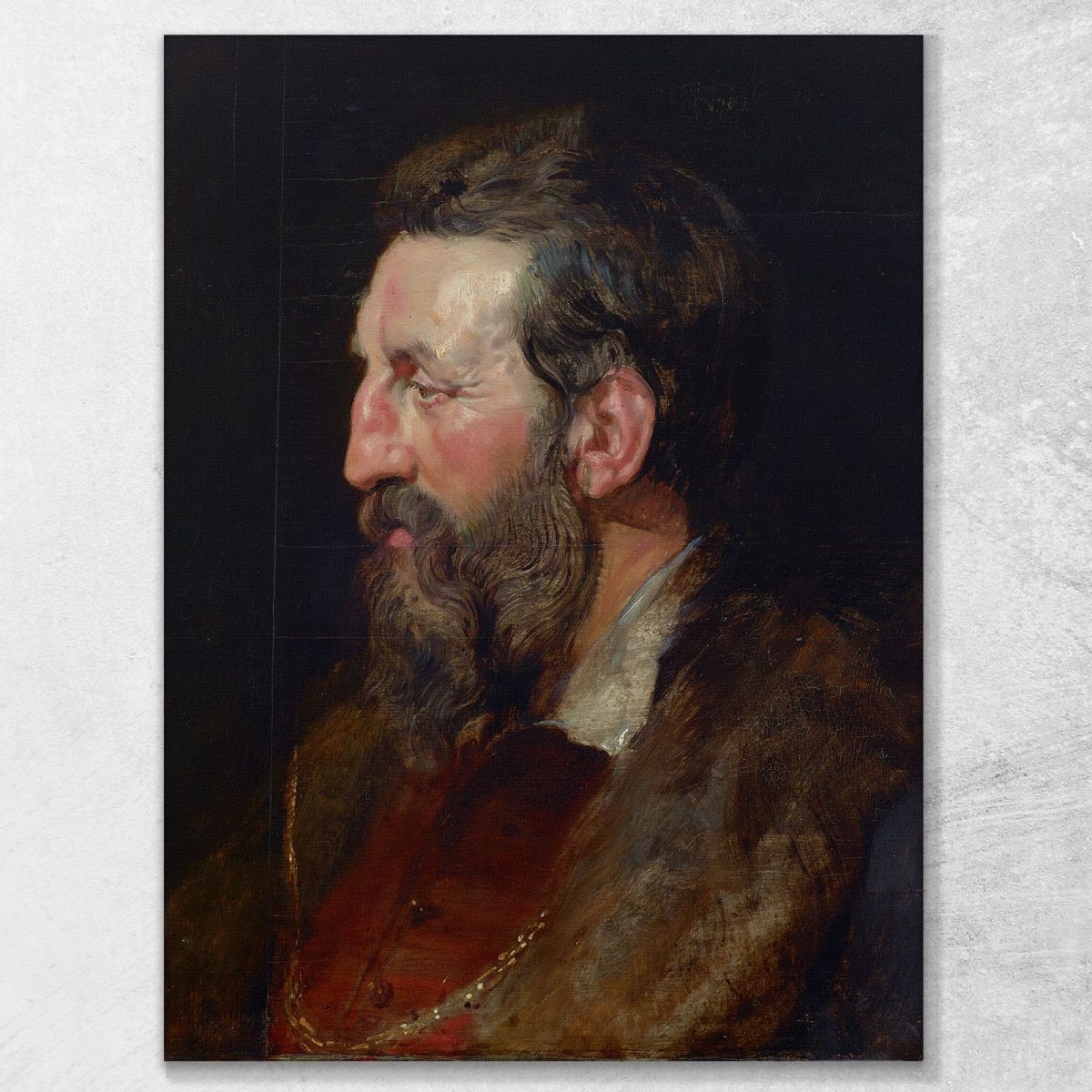 Portrait Of A Man Peter Paul Rubens ppr144 canvas print 