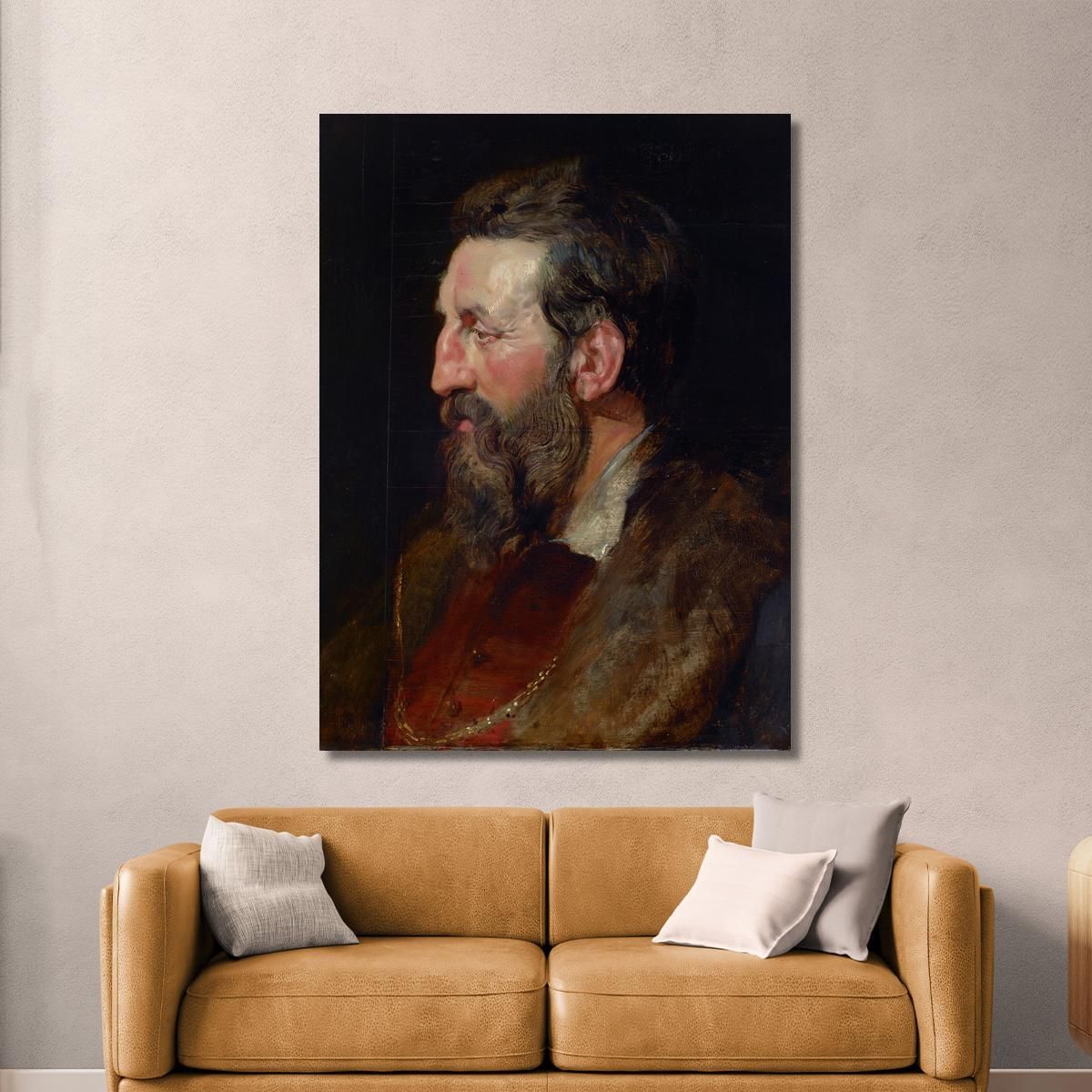 Portrait Of A Man Peter Paul Rubens ppr144 canvas print 