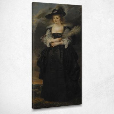 Portrait Of Helena Fourment Peter Paul Rubens ppr145 canvas print 