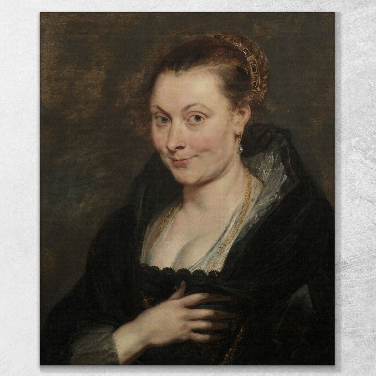 Portrait Of Isabella Brant Peter Paul Rubens ppr146 canvas print 