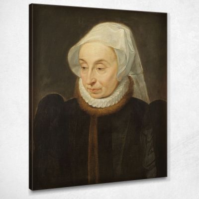 Portrait Of Adriana Gras Peter Paul Rubens ppr148 canvas print 