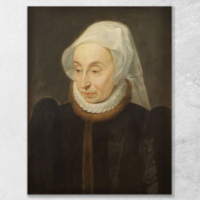 Portrait Of Adriana Gras Peter Paul Rubens ppr148 canvas print 