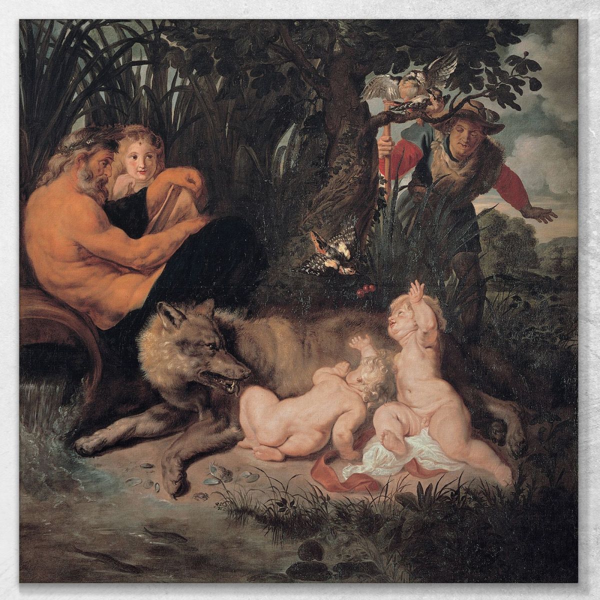 Romulus And Remus Peter Paul Rubens ppr158 canvas print 