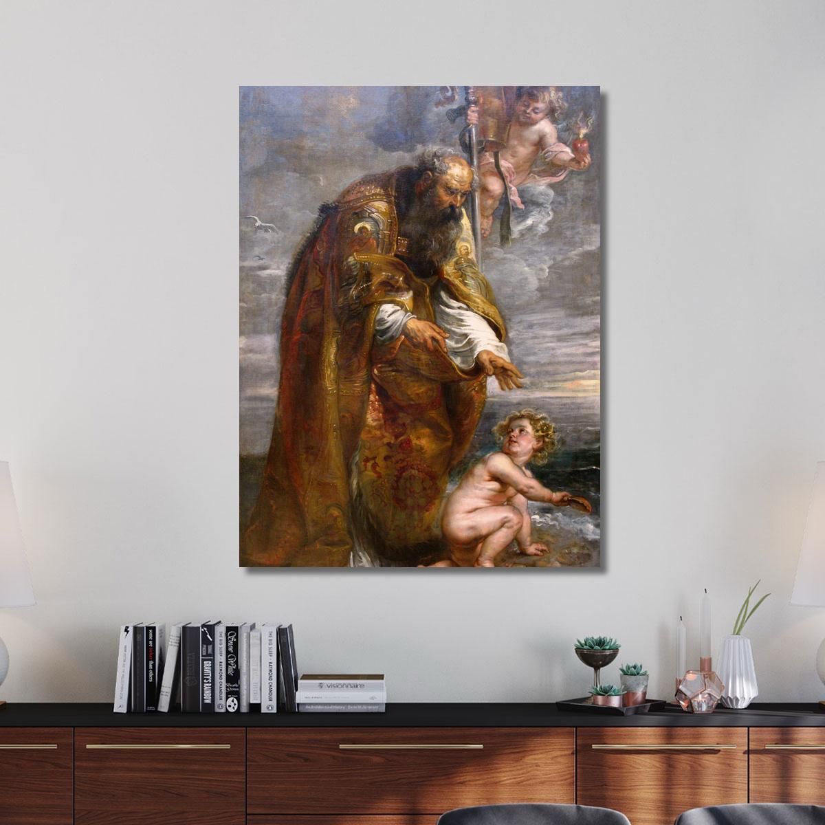 Saint Augustine Peter Paul Rubens ppr160 canvas print 