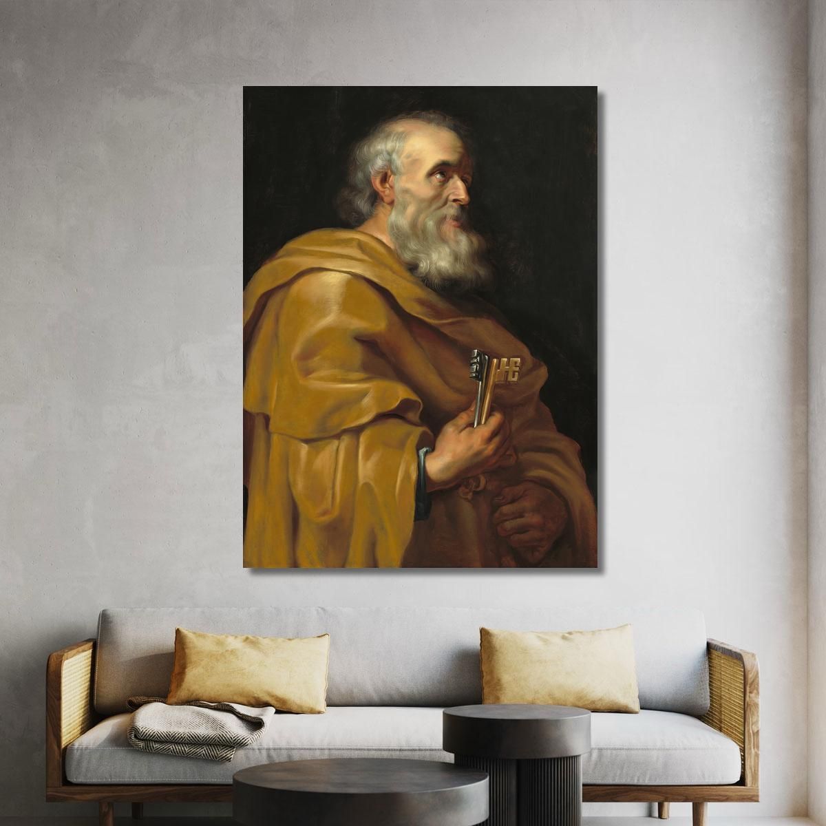 Saint Peter Peter Paul Rubens ppr166 canvas print 