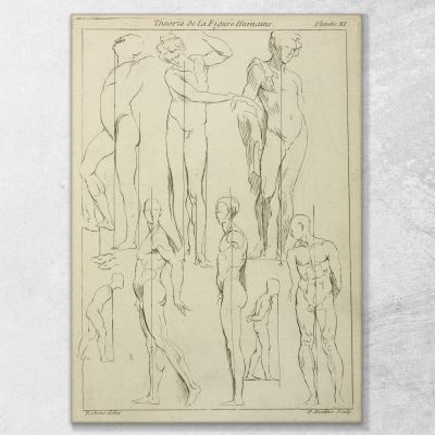 Studies Of Figures In Upright Positions Peter Paul Rubens ppr183 canvas print 