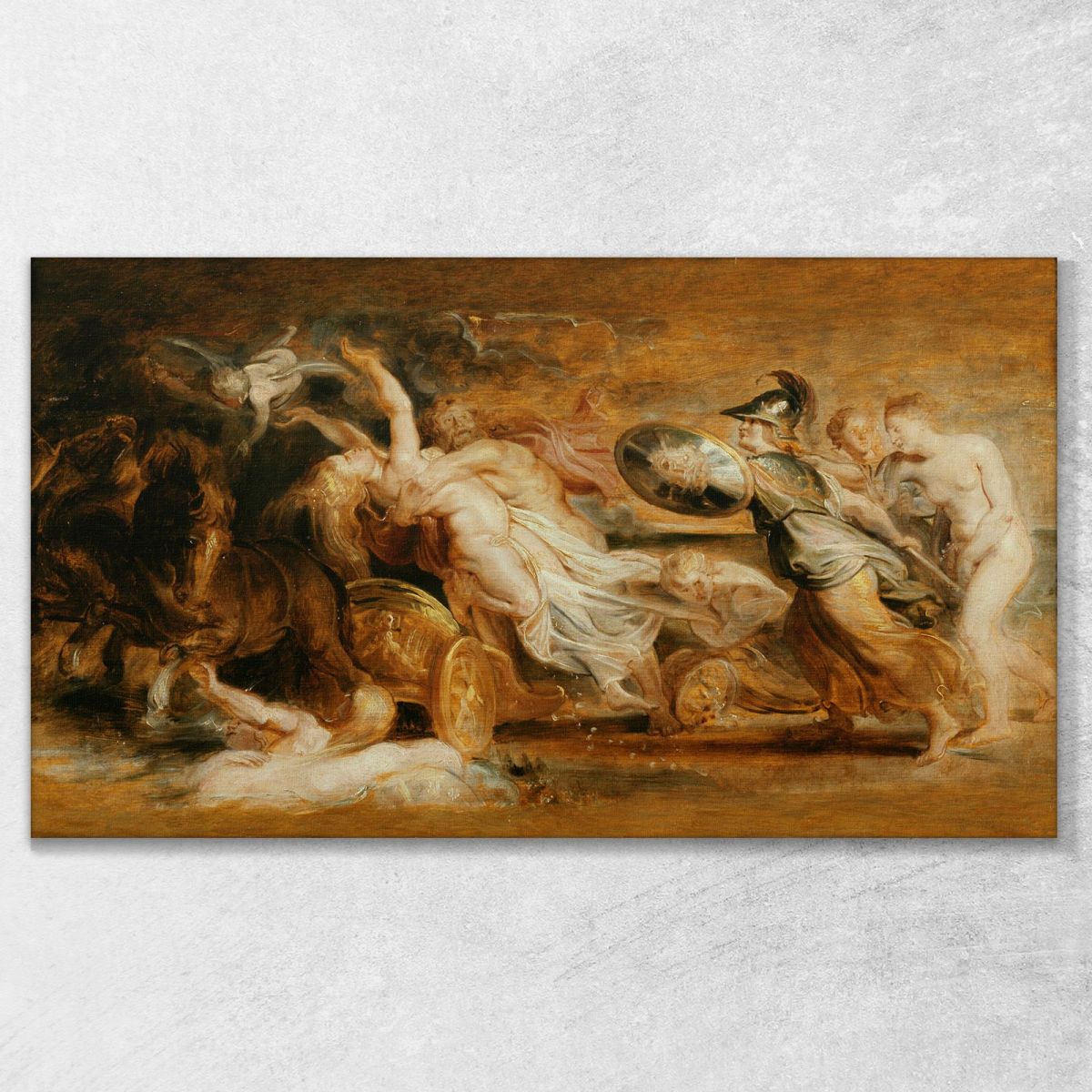 The Abduction Of Proserpina Peter Paul Rubens ppr203 canvas print 