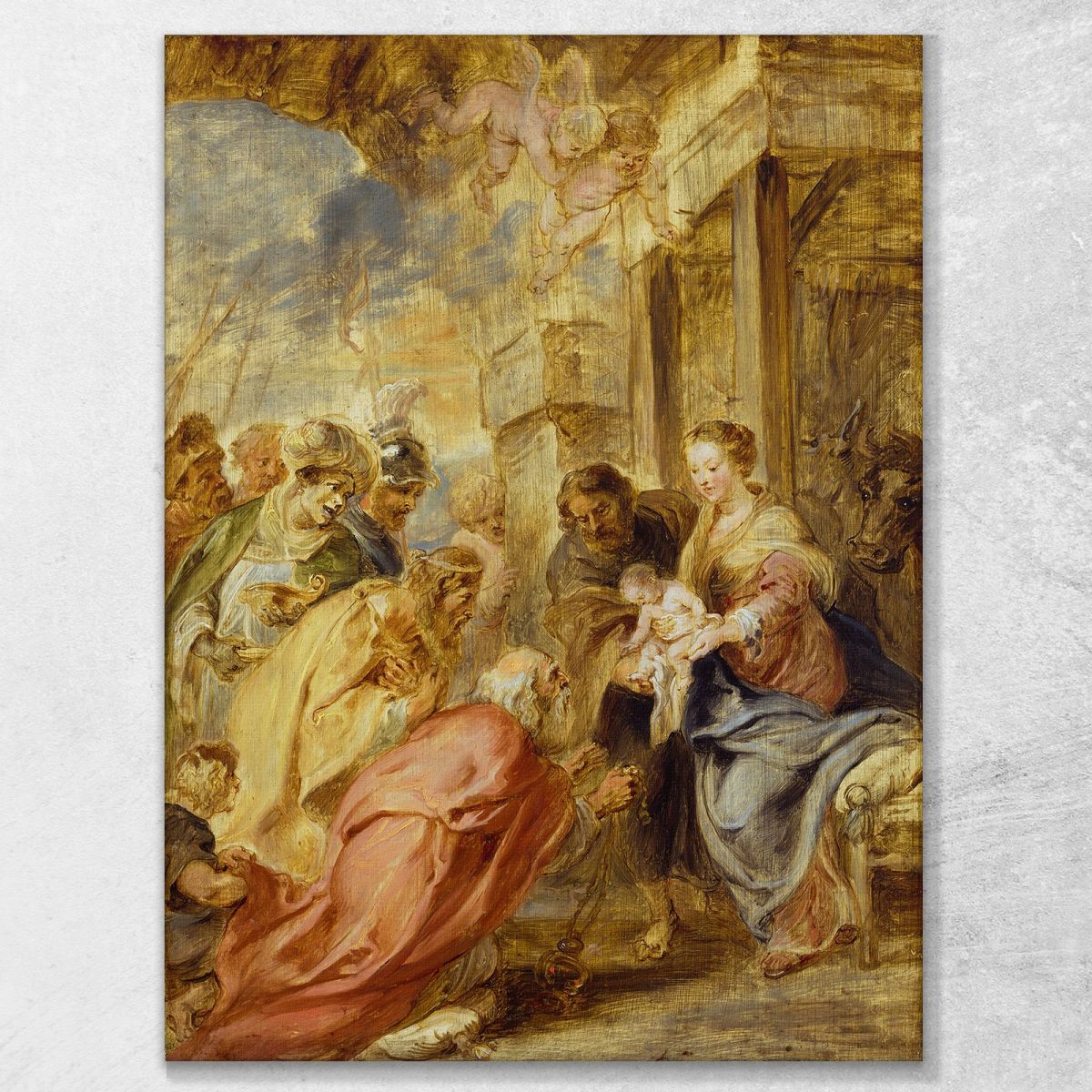 The Adoration Of The Magi 3 Peter Paul Rubens ppr206 canvas print 