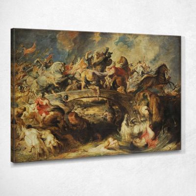 The Amazon Battle Peter Paul Rubens ppr208 canvas print 
