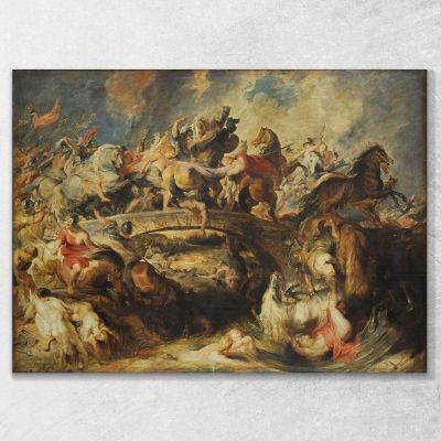 The Amazon Battle Peter Paul Rubens ppr208 canvas print 