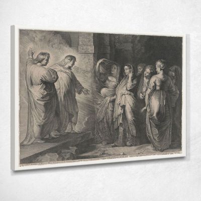 The Angels Addressing The Holy Women At The Tomb Peter Paul Rubens ppr209 canvas print 