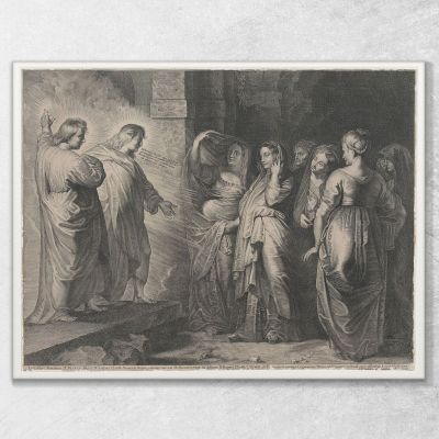 The Angels Addressing The Holy Women At The Tomb Peter Paul Rubens ppr209 canvas print 