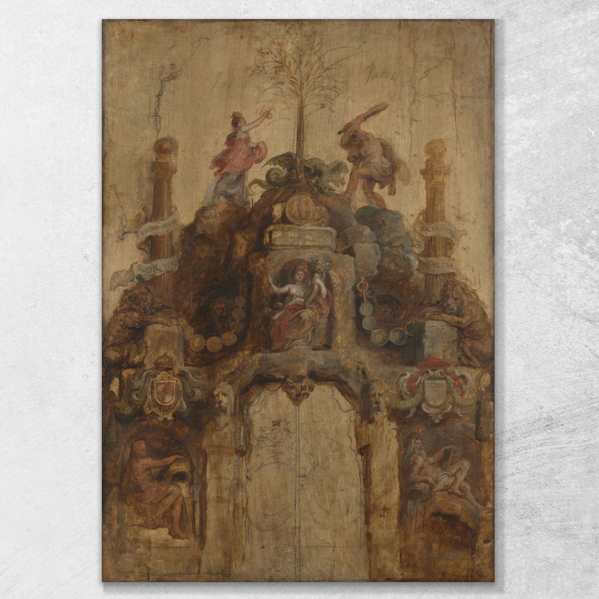 The Arch Of The Mint Front Peter Paul Rubens ppr212 canvas print 