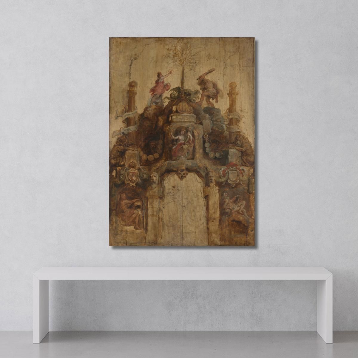 The Arch Of The Mint Front Peter Paul Rubens ppr212 canvas print 