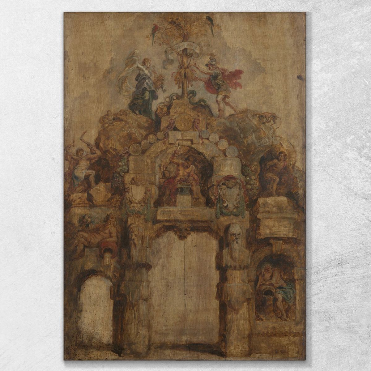 The Arch Of The Mint Reverse Peter Paul Rubens ppr213 canvas print 