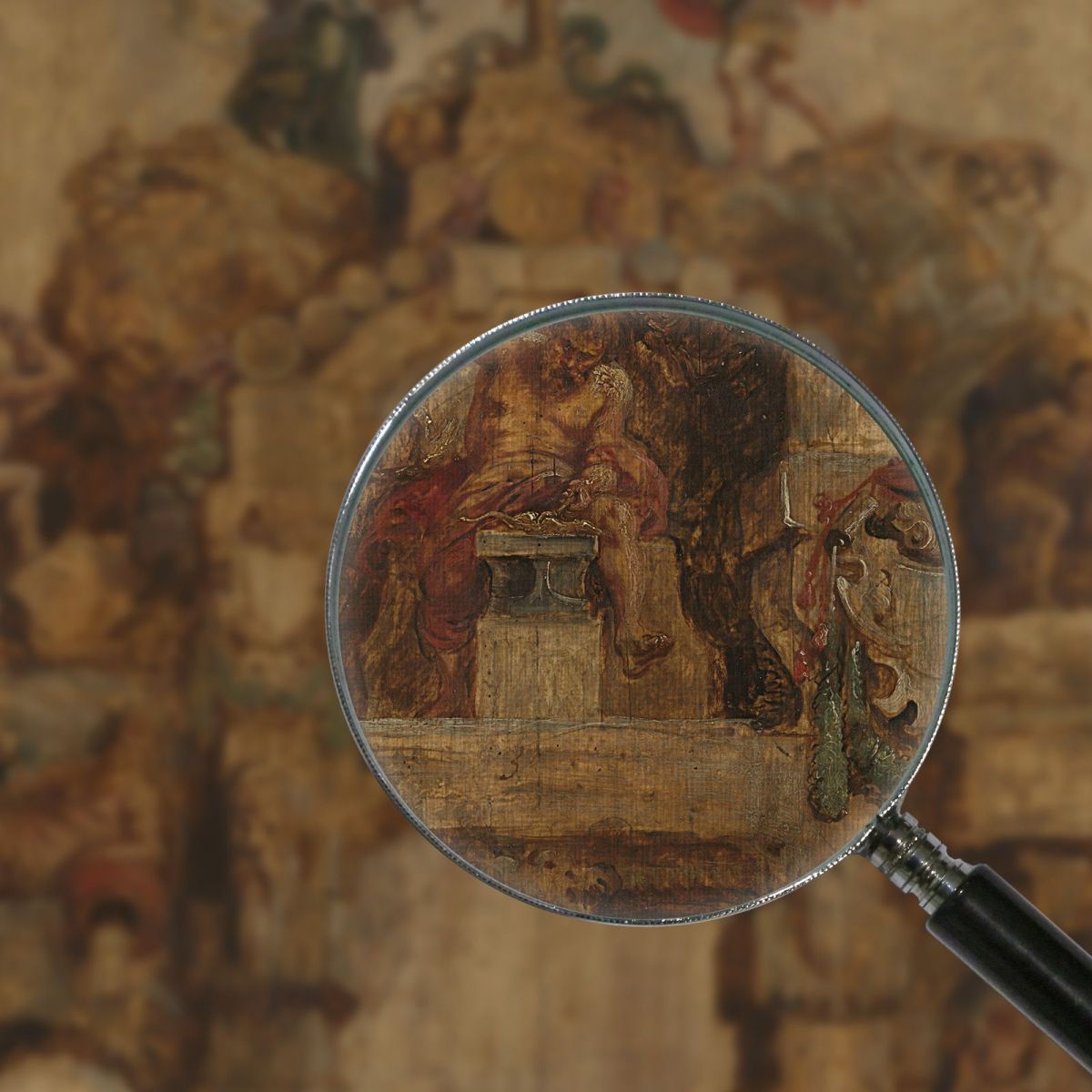 The Arch Of The Mint Reverse Peter Paul Rubens ppr213 canvas print