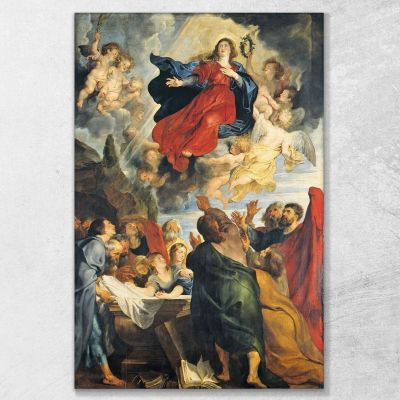 The Assumption Of The Virgin Mary Peter Paul Rubens ppr214 canvas print 