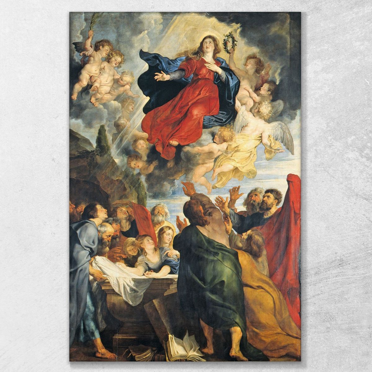 The Assumption Of The Virgin Mary Peter Paul Rubens ppr214 canvas print 