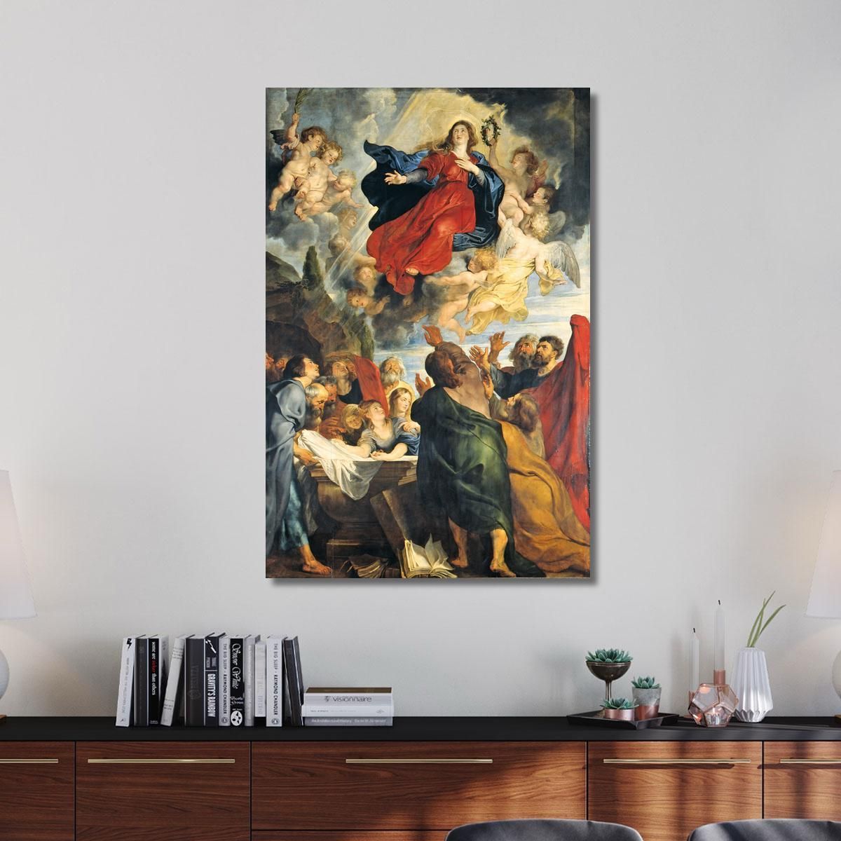 The Assumption Of The Virgin Mary Peter Paul Rubens ppr214 canvas print 