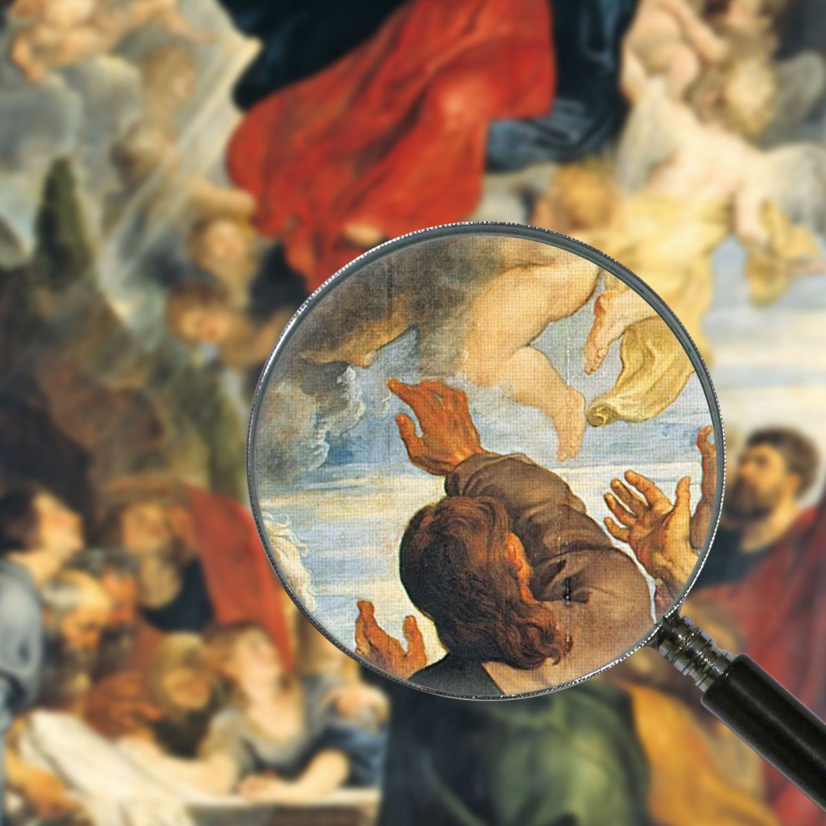 The Assumption Of The Virgin Mary Peter Paul Rubens ppr214 canvas print