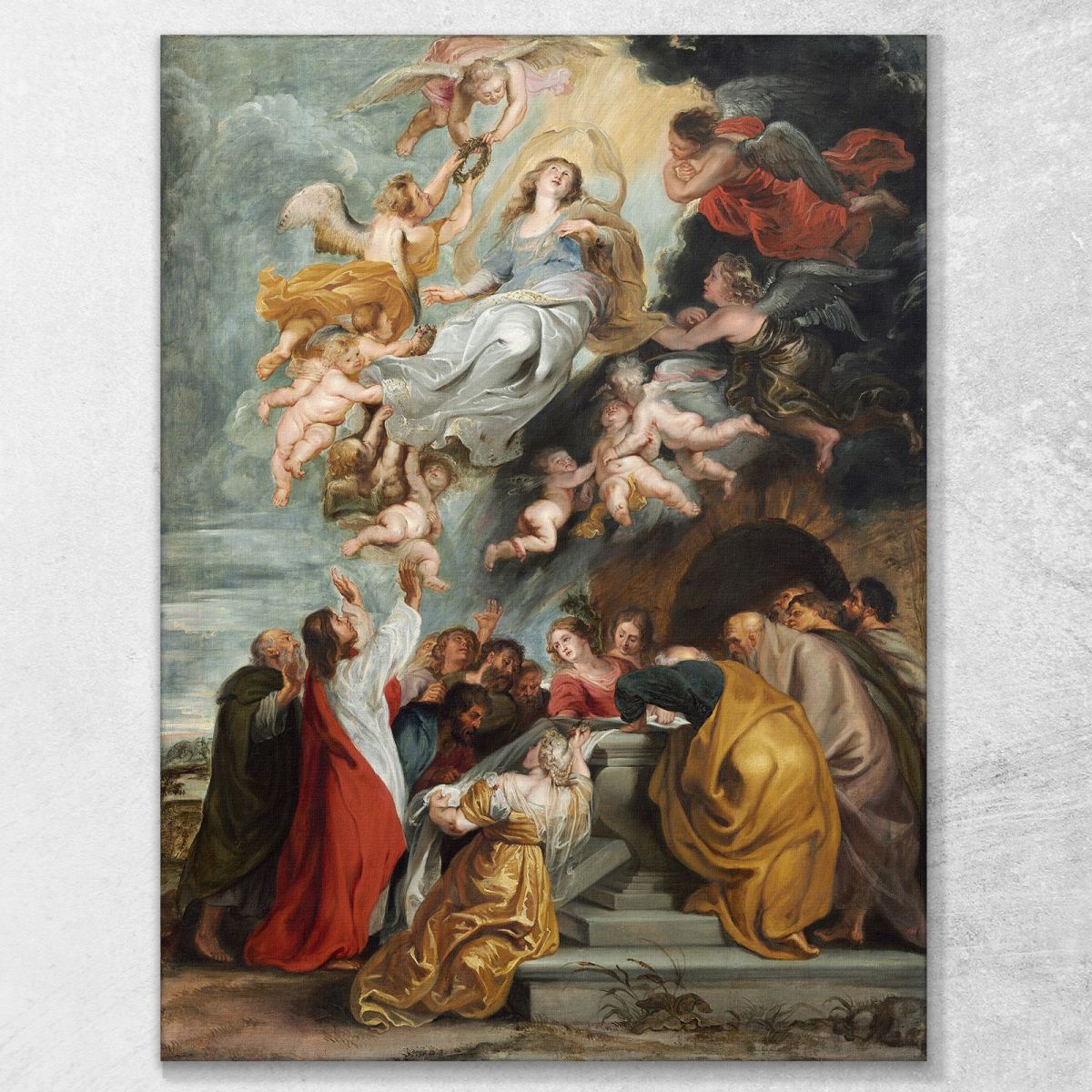 The Assumption Of The Virgin Peter Paul Rubens ppr215 canvas print 