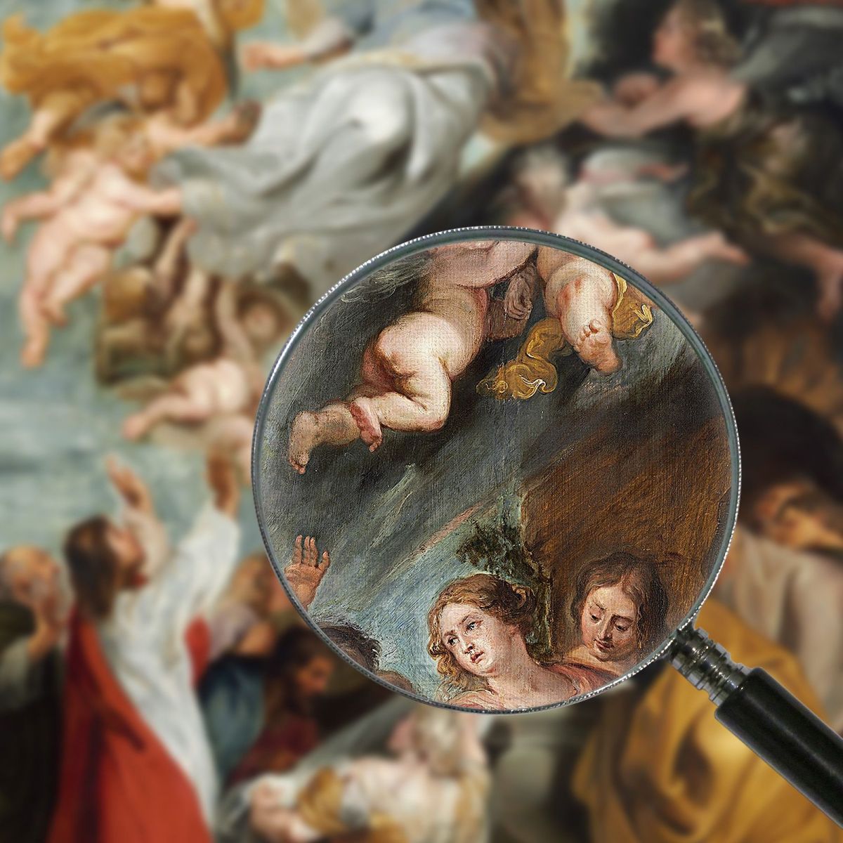 The Assumption Of The Virgin Peter Paul Rubens ppr215 canvas print