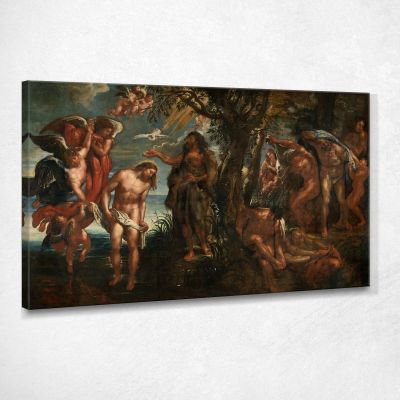 The Baptism Of Christ Peter Paul Rubens ppr216 canvas print 