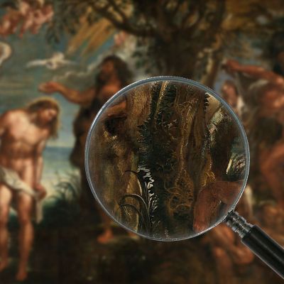 The Baptism Of Christ Peter Paul Rubens ppr216 canvas print