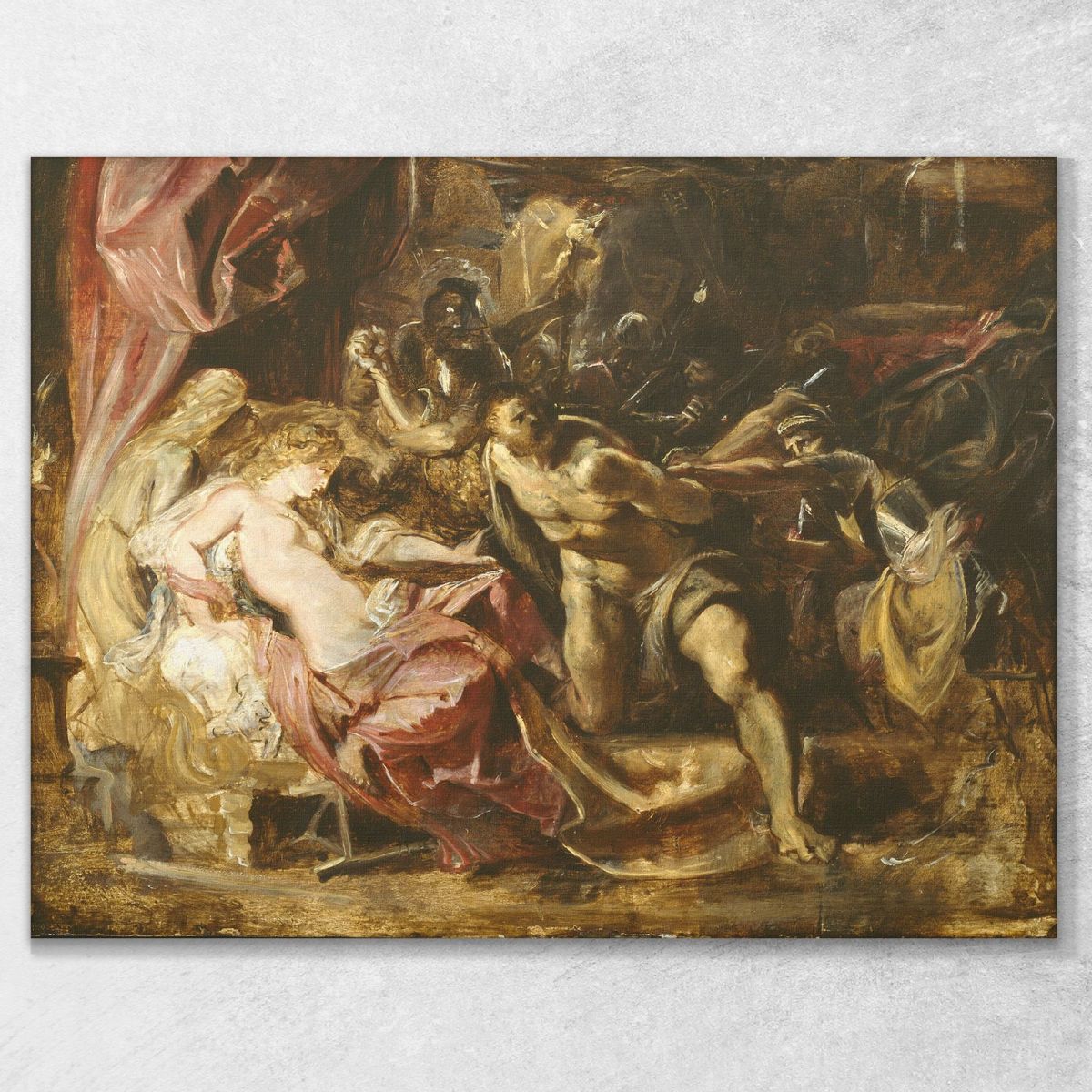 The Capture Of Samson Peter Paul Rubens ppr218 canvas print 