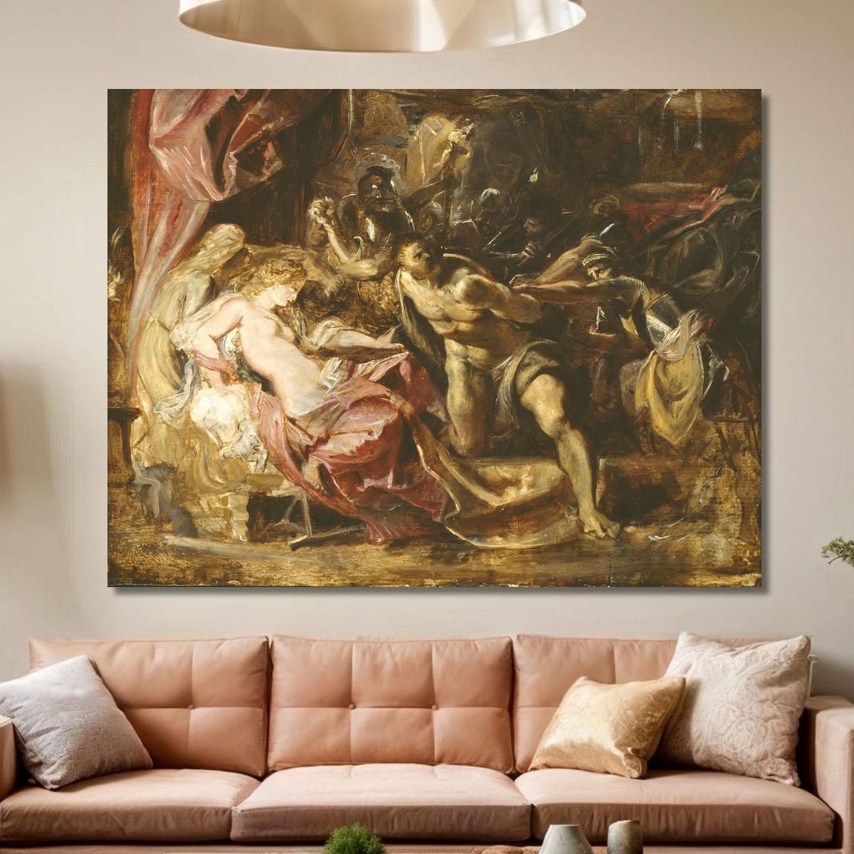 The Capture Of Samson Peter Paul Rubens ppr218 canvas print 