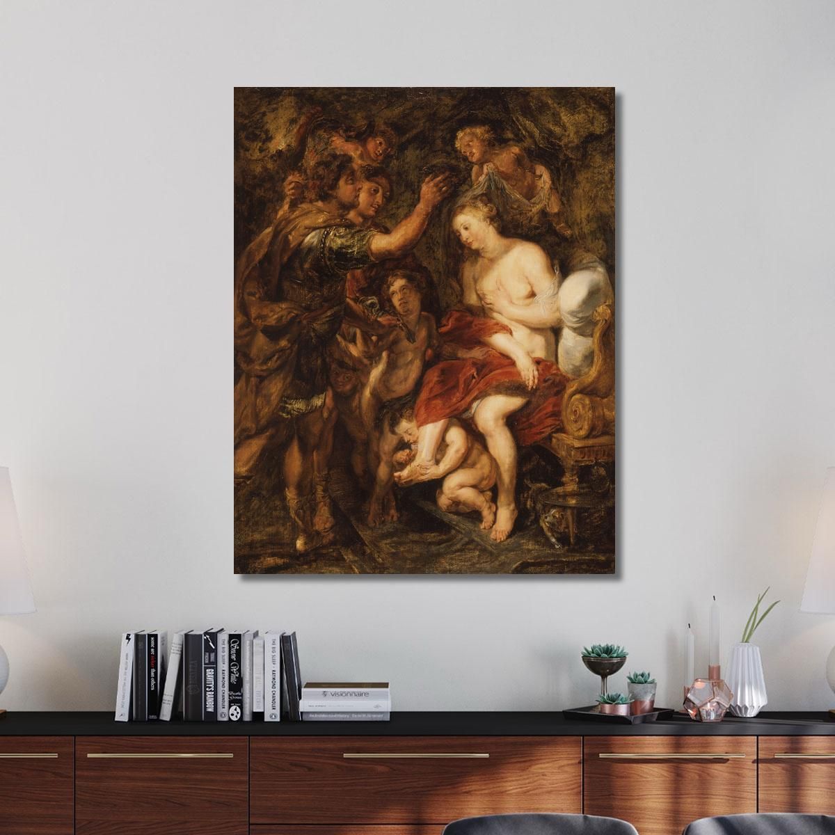 The Crowning Of Roxana Peter Paul Rubens ppr222 canvas print 