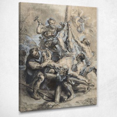 The Crucifixion Of Peter The Apostle Peter Paul Rubens ppr223 canvas print 