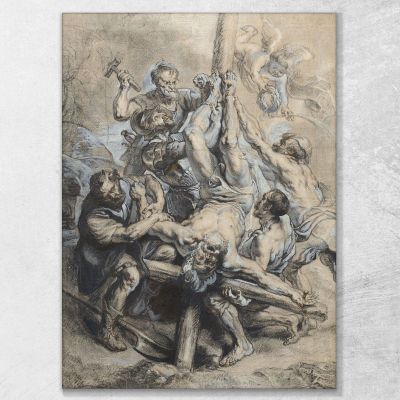 The Crucifixion Of Peter The Apostle Peter Paul Rubens ppr223 canvas print 