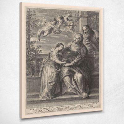 The Education Of Mary 2 Peter Paul Rubens ppr228 canvas print 