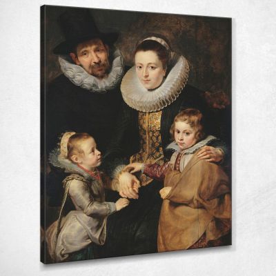 The Family Of Jan Brueghel The Elder Peter Paul Rubens ppr233 canvas print 