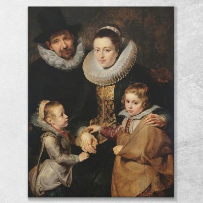 The Family Of Jan Brueghel The Elder Peter Paul Rubens ppr233 canvas print 