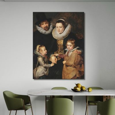 The Family Of Jan Brueghel The Elder Peter Paul Rubens ppr233 canvas print 