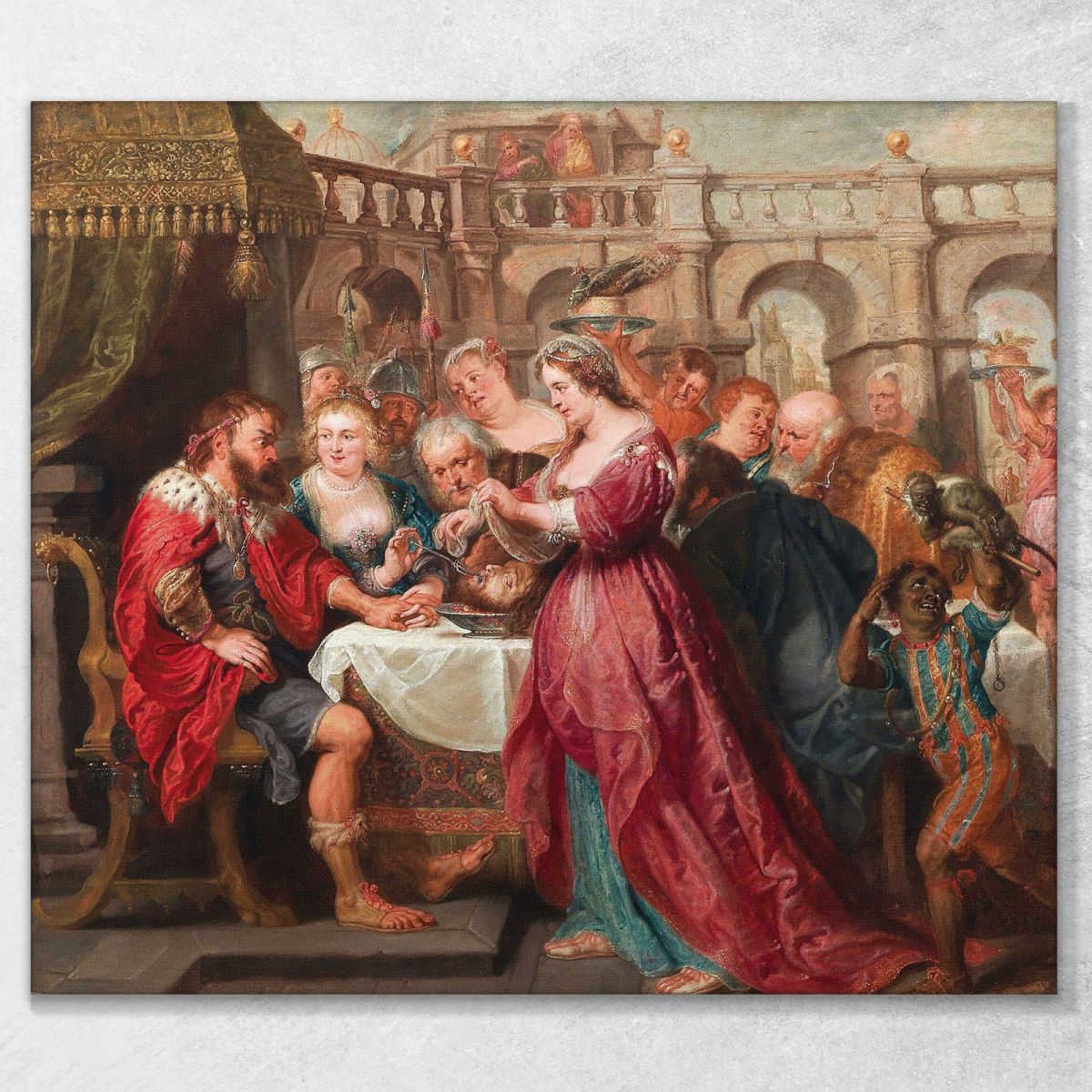 The Feast Of Herod Peter Paul Rubens ppr236 canvas print 
