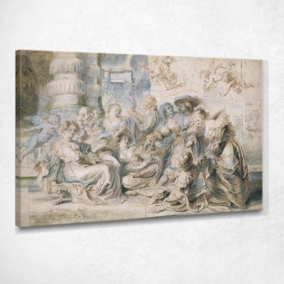 The Garden Of Love Right Portion Peter Paul Rubens ppr242 canvas print 