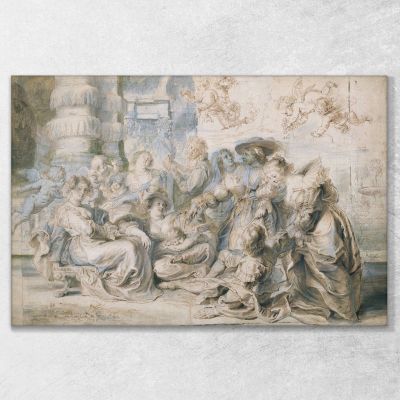 The Garden Of Love Right Portion Peter Paul Rubens ppr242 canvas print 