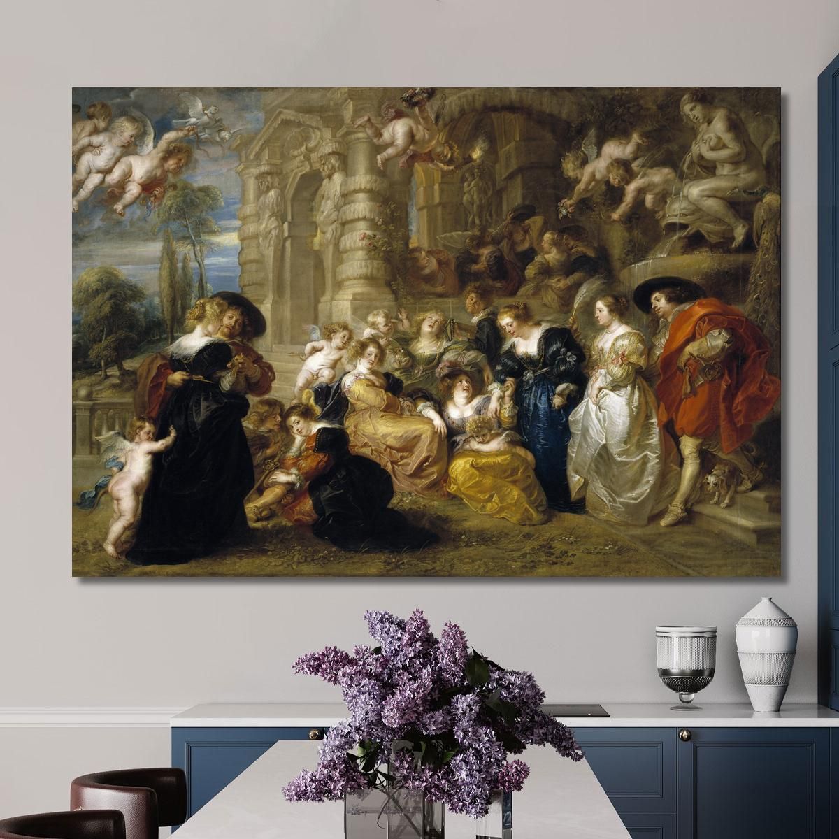 The Garden Of Love Peter Paul Rubens ppr243 canvas print 