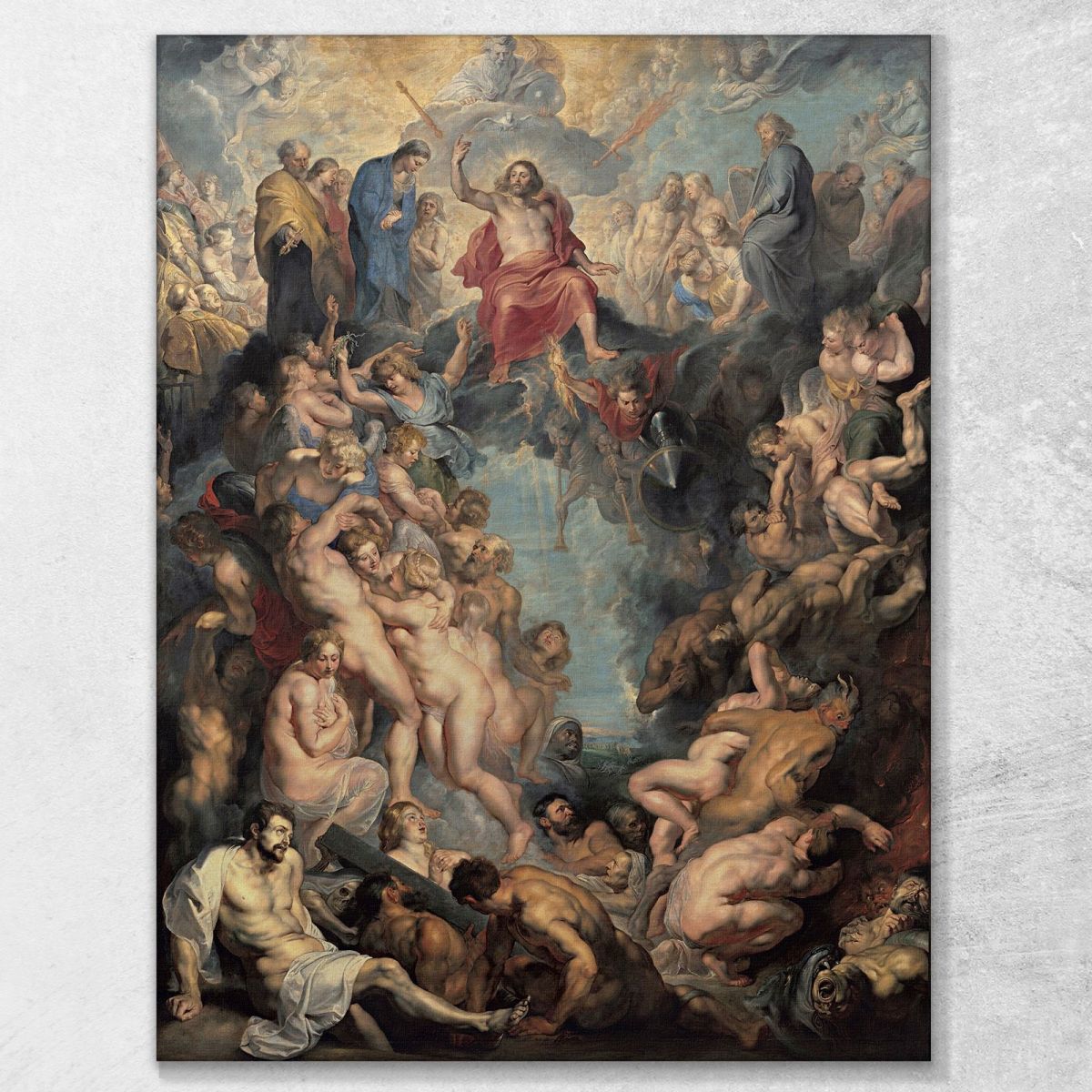 The Great Last Judgement Peter Paul Rubens ppr245 canvas print 