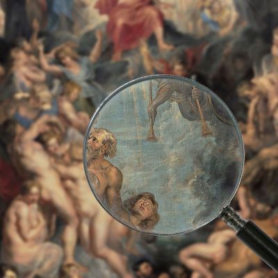 The Great Last Judgement Peter Paul Rubens ppr245 canvas print