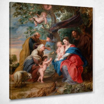 The Holy Family Under An Apple Tree Peter Paul Rubens ppr246 canvas print 