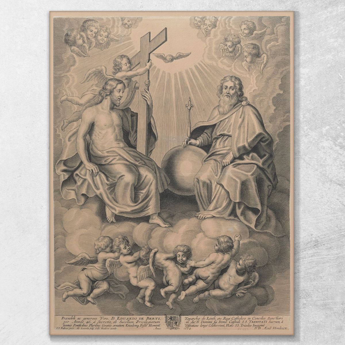 The Holy Trinity 3 Peter Paul Rubens ppr254 canvas print 
